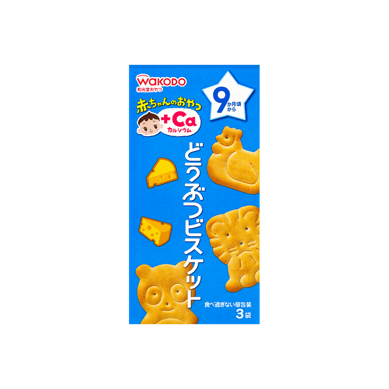 Animal Printed Baked Baby Cheese Biscuit, 1.22 oz 354.3 inch+ (with Calcium) 3