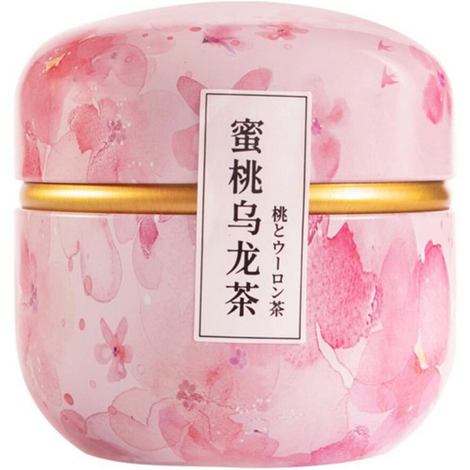 Zhongmin Piaoxiang Peach Oolong Tea canned in 15 bags 60g