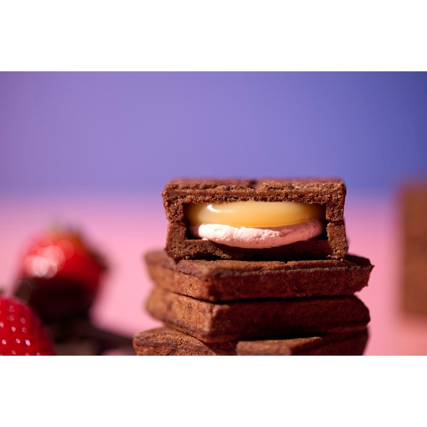 【日本直邮】 日本 press butter sand 超人气网红饼干 地域限定 两种口味黄油夹心饼干组合装 原味x草莓巧克力 2盒装