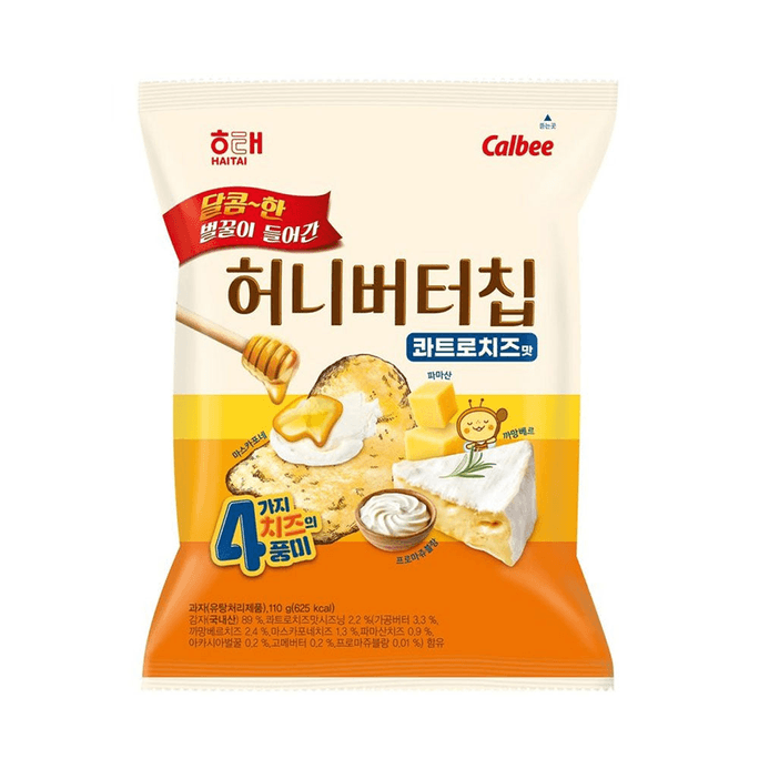 韩国HAITAI海太 蜂蜜黄油薯片 Quattro奶酪 110g