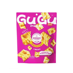 Soda biscuits are popular with squid flavor, 80g * 2 bags salty and sugar free office snacks