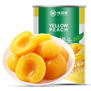 【中国直送】維子源 黄桃缶詰フルーツ 425g缶 シロップ漬けフレッシュフルーツ スナック菓子 特産品