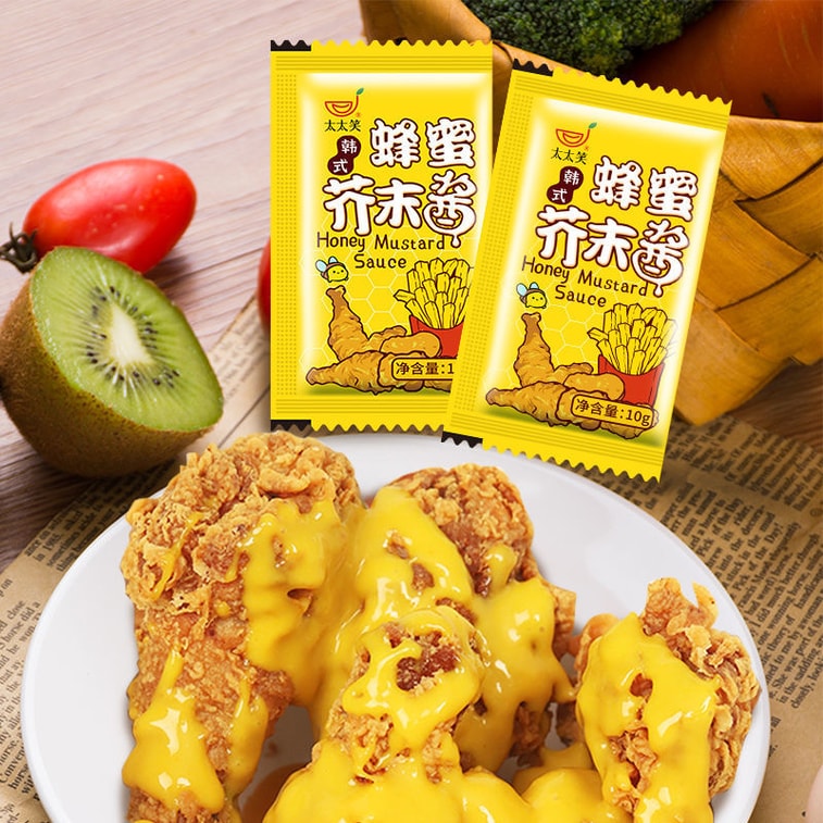 Honey Mustard Sauce Korean Fried Chicken Dipping Sauce 10g * 10bags 3