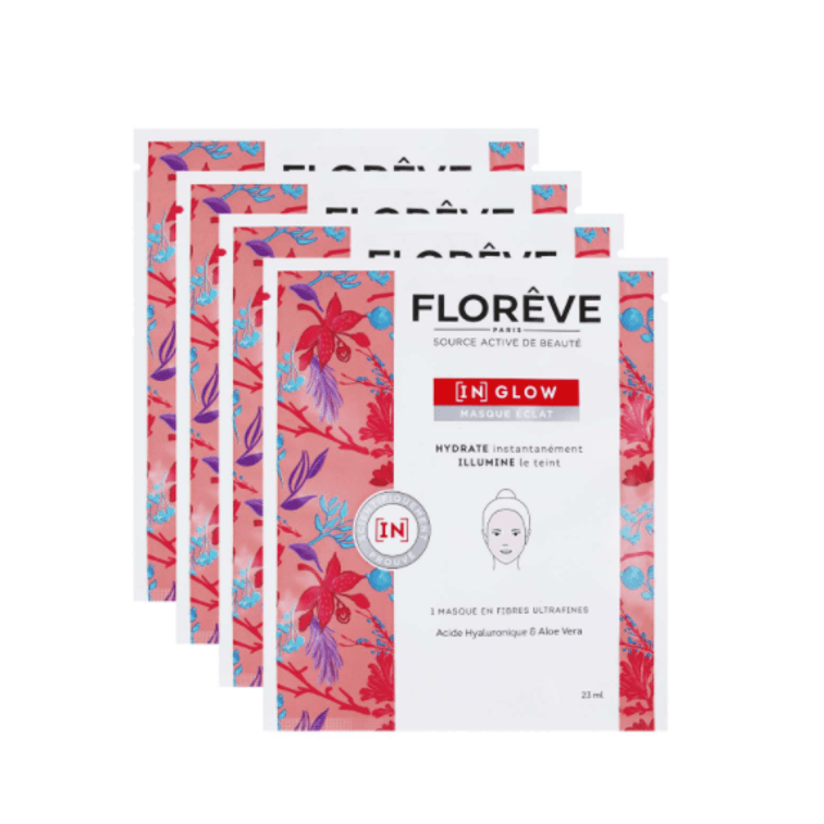 [法国直邮] 祛黄焕亮 玻尿酸修复补水面膜 4片装 3