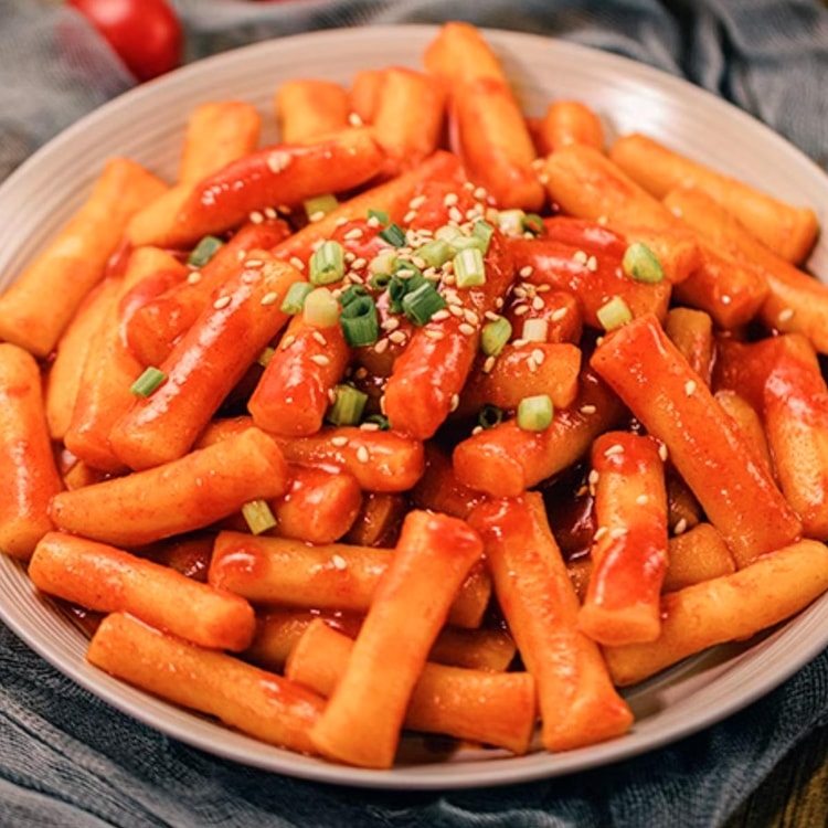 BIBIGO Tteokbokki - Rice Cakes, Sweet & Spicy Sauce,12.69 oz