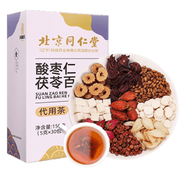 Sour Date Kernel Lily Poria Tea Sleep Tea Dream Poor Quality Sleep Cream Health Tea bag 150g (5g *30 Bags)
