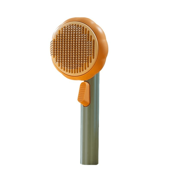 Comb Brush Cat Hair Cleaner Cloth Doll Floating Hair ArtifactCat Pumpkin Comb - Pumpkin Color * 1 Piece