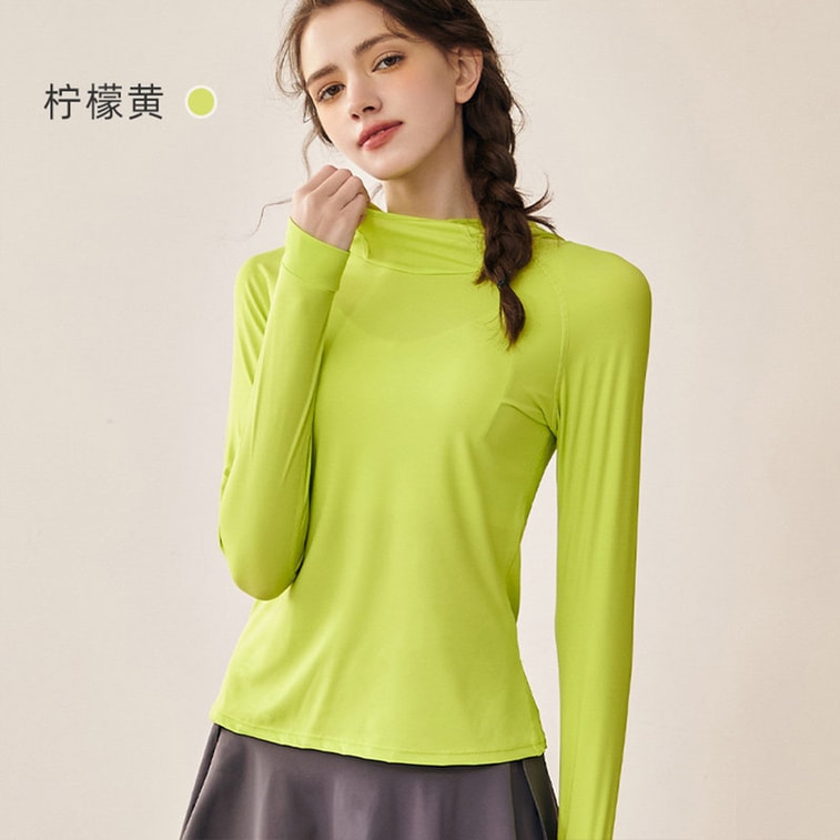 Outdoor Sports Cycling Sun Protection Quick-Dry Clothing Yoga Fitness Wear Set, Black Long Sleeve + Black Culottes 3XL 10