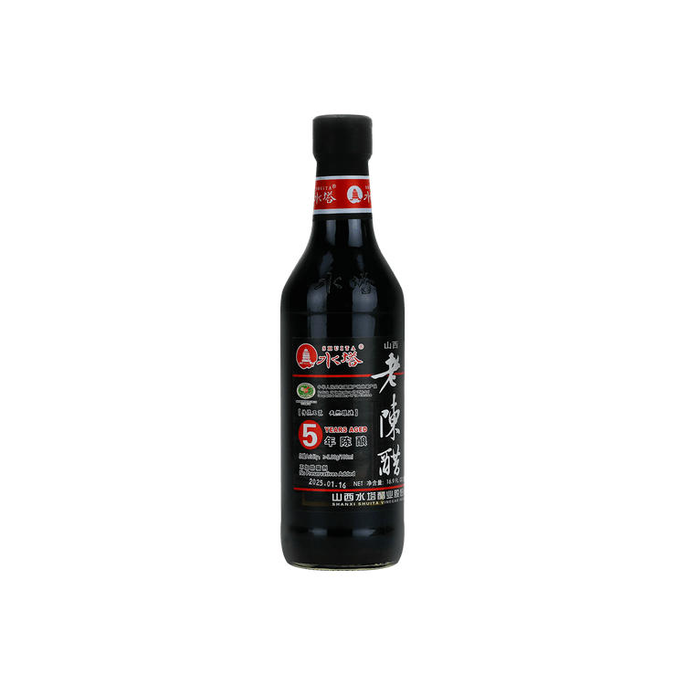 水塔水塔山西老陳醋5年陳釀500ml - Yami