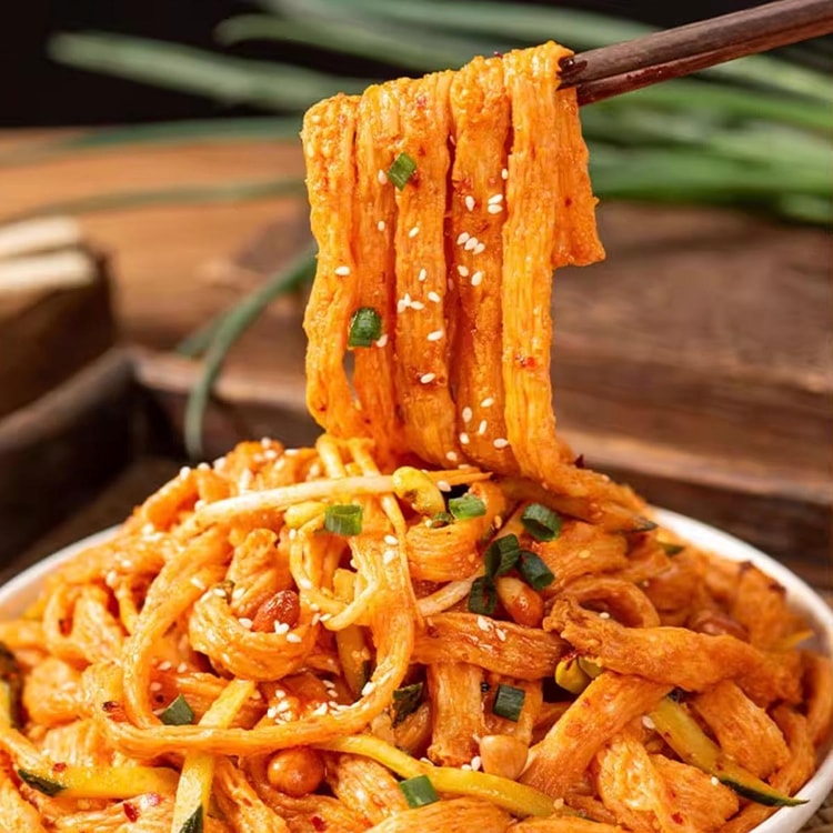 ZUI YU GE 鉄棒ヤム高グルテン麺（調味料付き）、5.29オンス - Yami