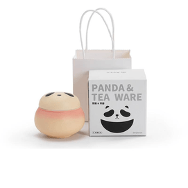 【中国直邮】 南山先生 熊猫茶叶罐家用陶瓷防潮储茶罐小号中式茶仓密封小罐渐变粉7.6*8.8cm*1盒