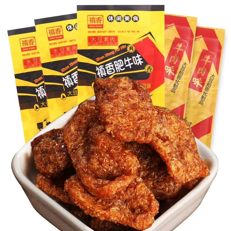 中国 直邮   禛香肥牛8090后怀旧零食  肥牛味+酱肥牛 各6包  18g*12包