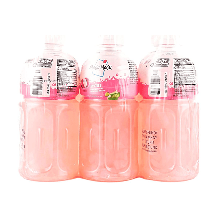 MOGU MOGU MOGUMOGU Fruit Drink Lunch Bag – Assorted 6 Pack【Spring