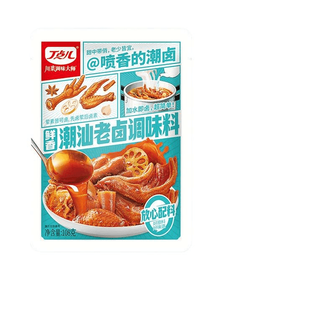 Home Spicy Braised Chicken Feet And Duck Necks, Chao-Shan Old Braised 108g*1 Bag