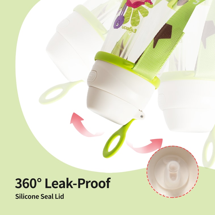 Double Port PPSU Drinking cup 36M+ Green (talkative and  friends)​ 500ml/17oz 5