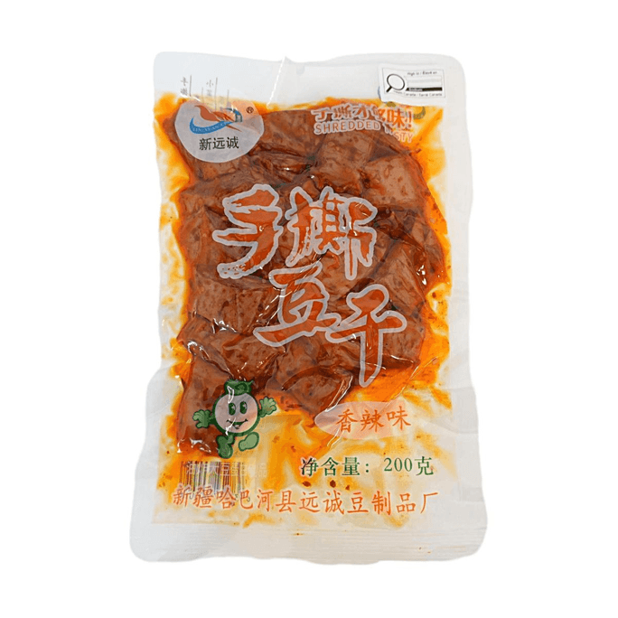 新远诚 手撕豆干 香辣味 200g【新疆风味 劲道入味】