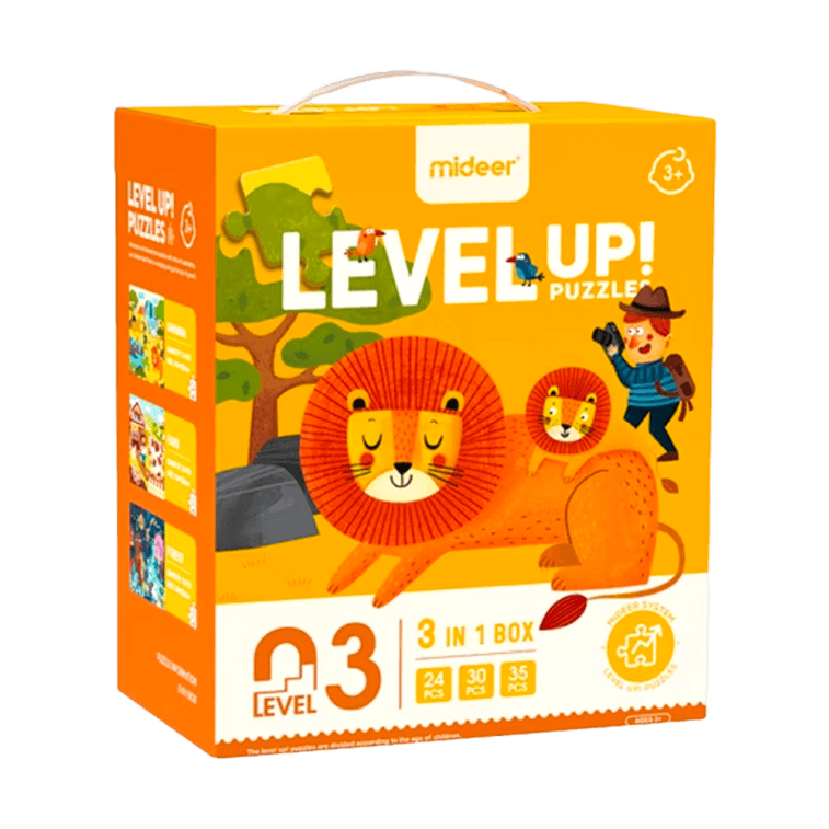 MIDEER彌鹿 兒童拼圖 大拼圖玩具 寶寶啟蒙益智玩具 3階自然景色 建議3~4歲寶寶 3