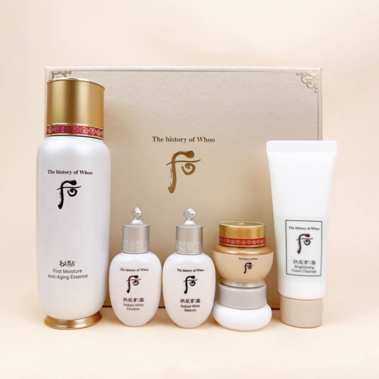 香港直邮】 韩国THE HISTORY OF WHOO后秘贴循环精华尊享礼盒6件套皇室