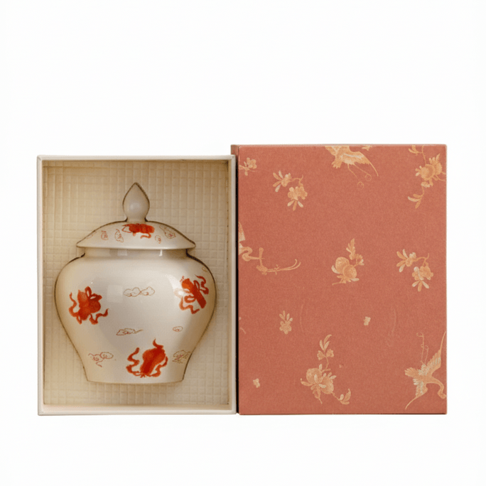 美国 赵赵的茶 新中式茶礼盒·吉祥如意·精致伴手礼·茶罐茶叶组合【花香小种红茶45g】