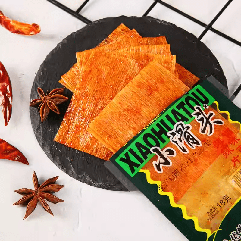 小滑头 辣条薄辣片儿时怀旧麻辣大辣片小时候零食小吃18g*10包