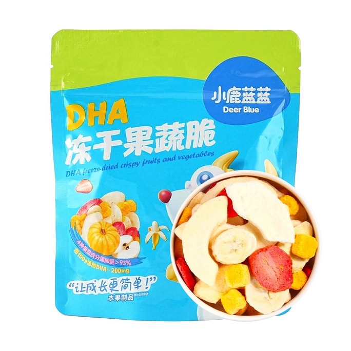 동결건조 과일 및 야채 크리스프(바나나, 딸기, 배, 호박), 아기 간식 건조 과일 및 야채, 22g