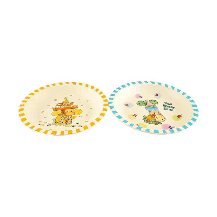 Twinkle Twinkle Matte Deep Ceramic Plates, 7.75 inches, Marshmallow Genie, Set of 2 4