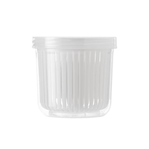 【中国直邮】FaSoLa 葱姜蒜水果保鲜盒 350ml 1个 冰箱佐料收纳盒 便携沥水 