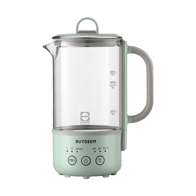 Multifunctional Mini Tea Maker 20.3 fl oz Light Green Home & Office Single Serve K32 [No Bucket]