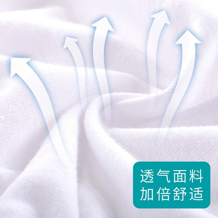 【中国直邮】蓓安适 一次性内裤 η系列 纯棉白色5条装  M(适合80-90斤) 纯棉 无菌抗菌 日抛底裤 3A抗菌全裹 5