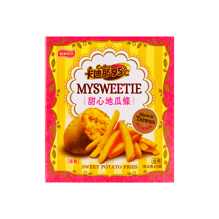 CADINA 95℃ スイートポテトフライ - 5 袋* 0.63 オンス - Yami