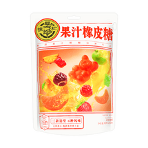 徐福记 果汁橡皮糖袋装 混合口味 230g【新年糖果】【春节年货必买】
