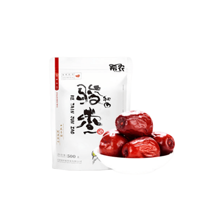 中国直邮】 希农优选一级新疆和田骏枣500g*1袋【4CM左右】 - 亚米