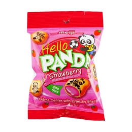 Hello Panda Biscuit with Strawberry Cream Filling 60g