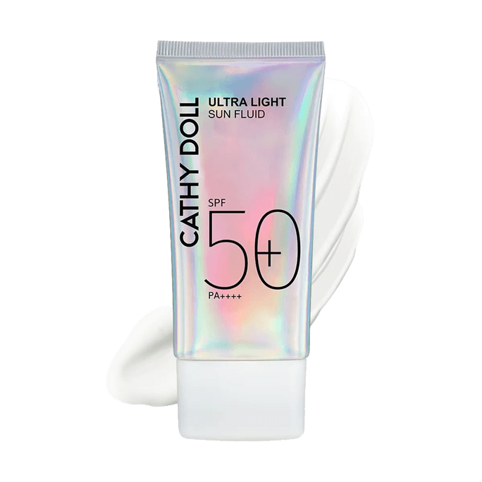 Ultra Light Sun Fluid, Sunscreen, SPF50+ / PA++++, 1.35 fl. oz. - Watery & Non-Greasy | Sensitive Skin