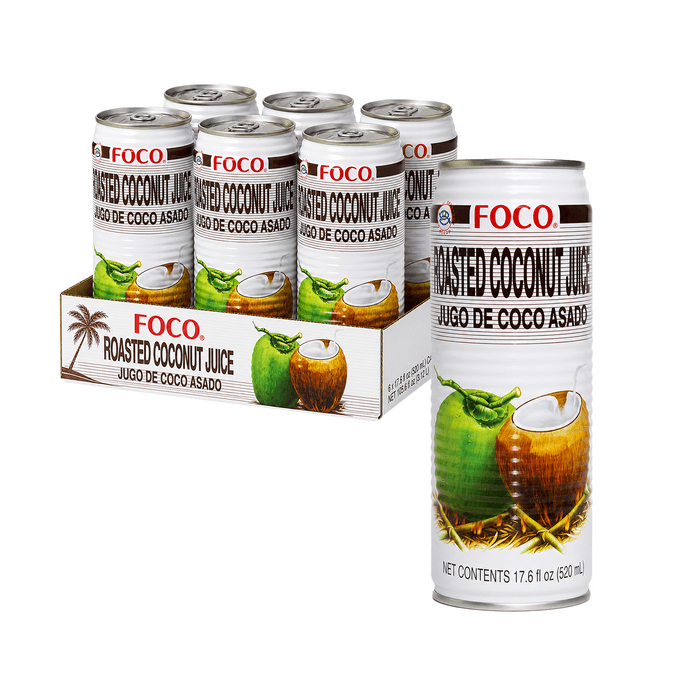 Roasted Coconut Juice, 520 mL Can, Pack of 6