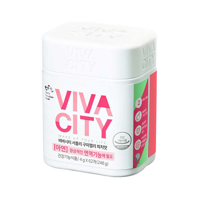 韩国BINGGRAE宾格瑞TFT Viva City Supplies 维生素健康软糖 (补锌)