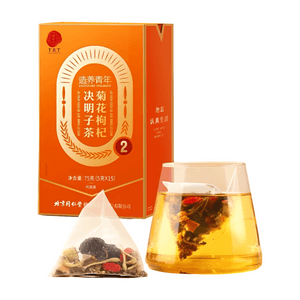  Tong Ren Tang Chrysanthemum Goji & Cassia Seed Herbal Tea Bags 15 Tea Bags / 45g (3g × 15)