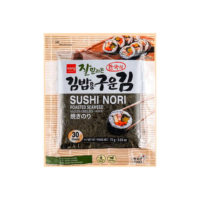 WANG Roasted Seaweed Sushi Nori 72g