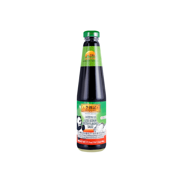 商品详情 - 李锦记 熊猫牌减盐蚝油 496g - image  0