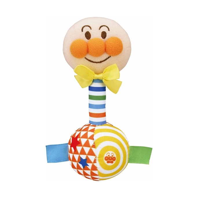 BANDAI Anpanman Easy-grip First Rattle for 0+ Months