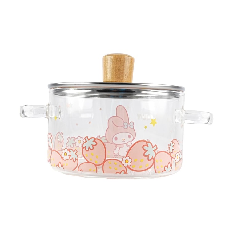 川岛屋 MARSICA 高硼硅玻璃双耳汤碗 1.6L【三丽鸥联名】 5