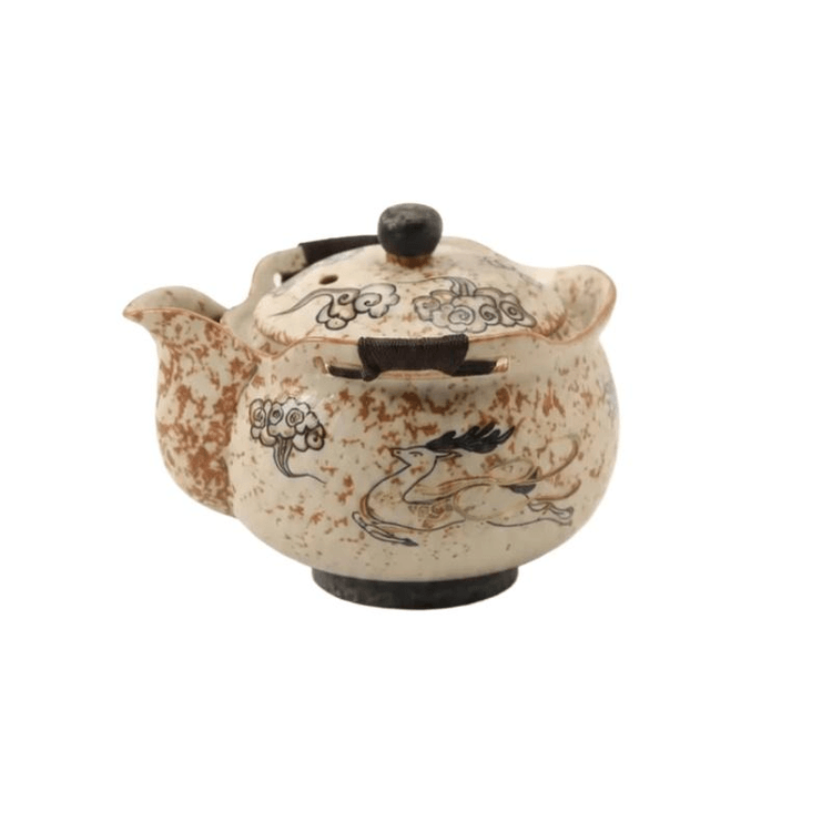 中國直郵】 一品仟堂風傳統工藝茶壺高端陶瓷茶具7.8*11.3厘米- Yami