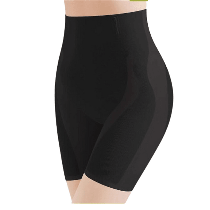 Seamless high-waisted shaping and slimming panties for postpartum women, black (135-150 lbs), 1 piece.