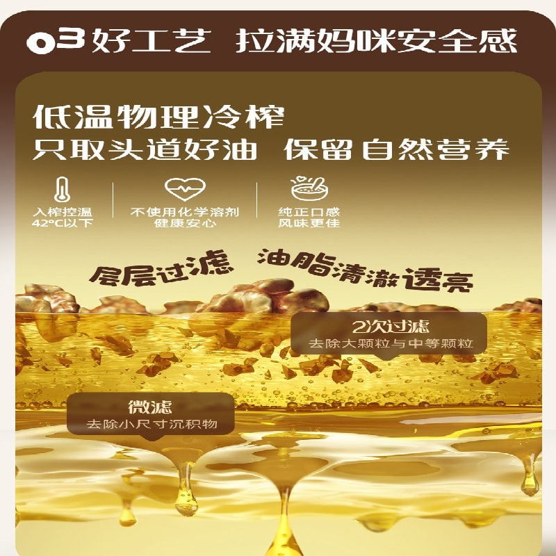 【中國直郵】 英氏 有機核桃油亞麻籽油酪梨油 嬰兒熱炒油輔食油寶寶用油涼拌110ml+110ml+125ml 組合裝