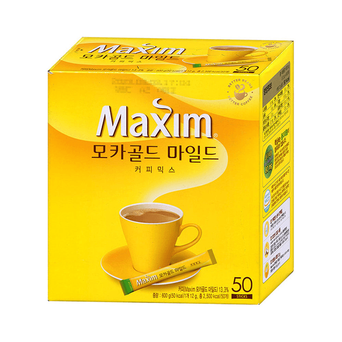 韩国MAXIM摩卡咖啡 速溶咖啡  50p