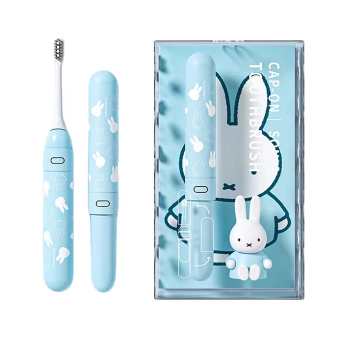 Electric toothbrush Rechargeable Acoustic Wave - Blue 1 Set