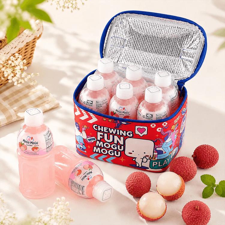 MOGU MOGU MOGUMOGU Fruit Drink Lunch Bag – Assorted 6 Pack【Spring