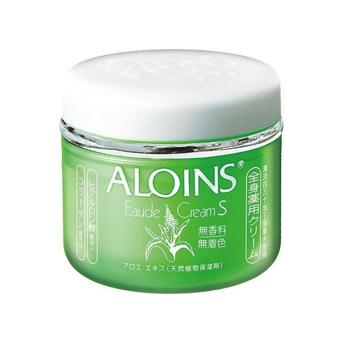 [일본 직배송] 알로인즈 재팬 알로에베라 전신 크림, 185g, 보습, 수분 공급, 그리고 손상된 피부 재생.