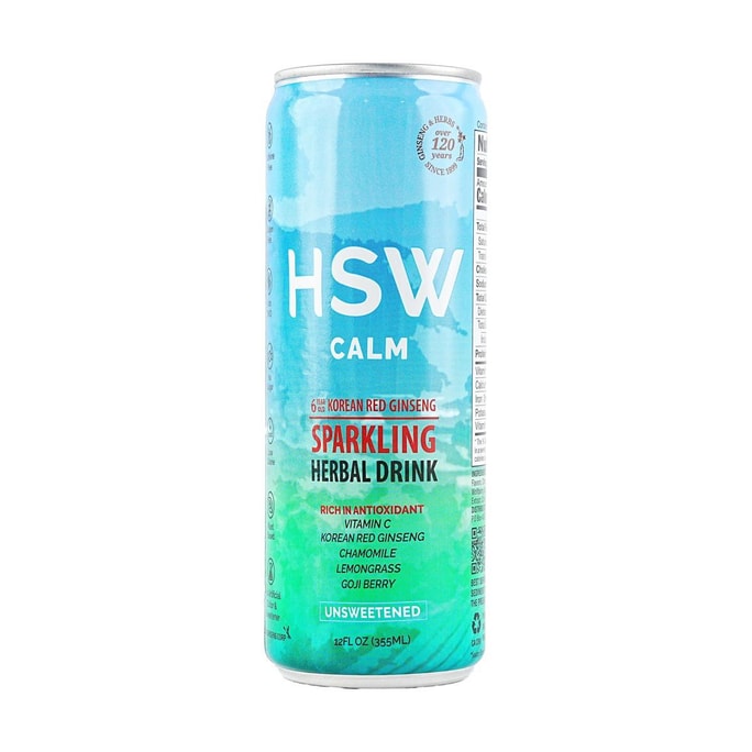 HSW Sparkling Herbal Drink Calm 12 fl oz