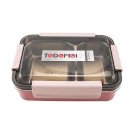 Stainless Steel Lunch Box Yellow/Blue/Green/Pink [Color sent at random]